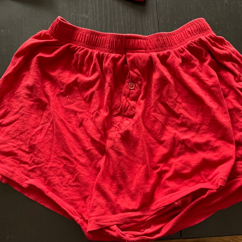 Red boxers